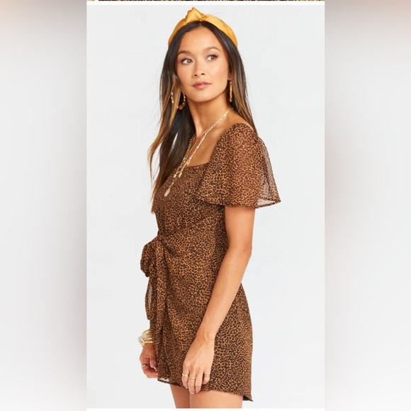 UEC SHOW ME YOUR MUMU Brown Black Lucky Leopard Kinsley Romper Lined Sz Med - Picture 4 of 13